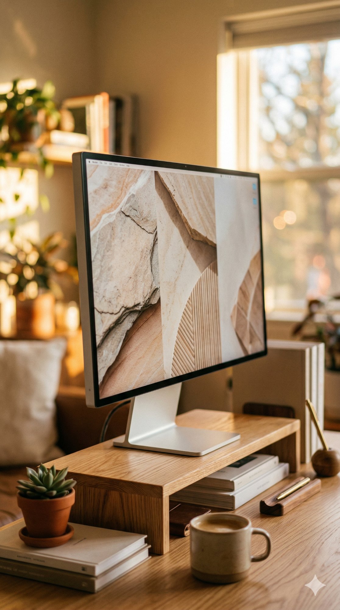 Monitor close-up